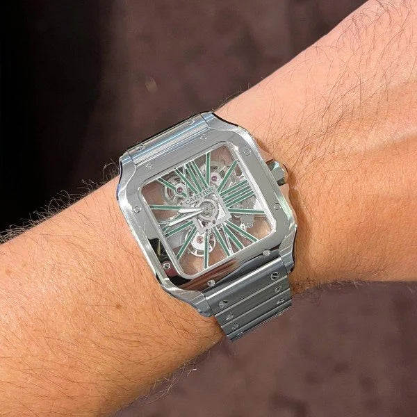 CARTIER SANTOS SKELETON BATTERY