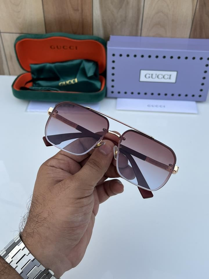 Gucci 23396 gold brown