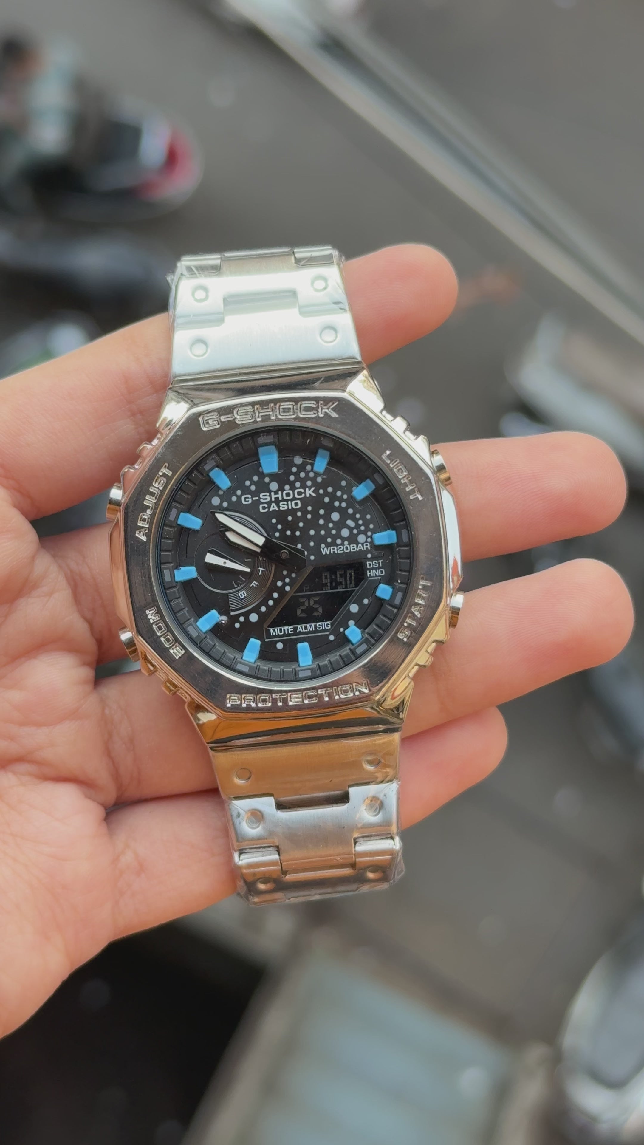 G-Shock GM-2110D All Working Tiffany - Silver Black