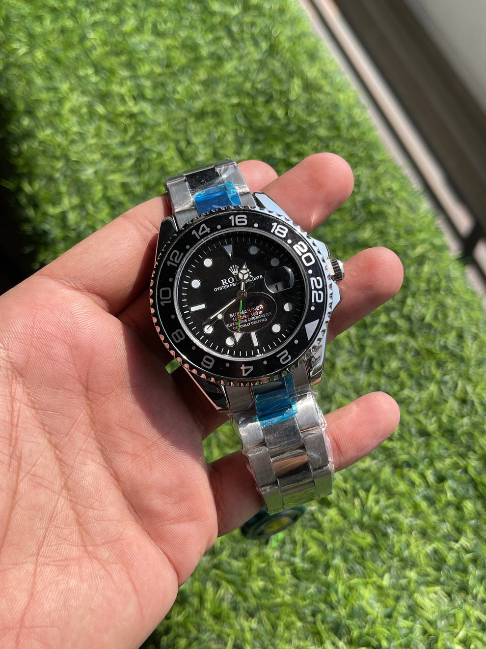 Rolex GMT Master Custom Blackouts Bezel Edition Quartz