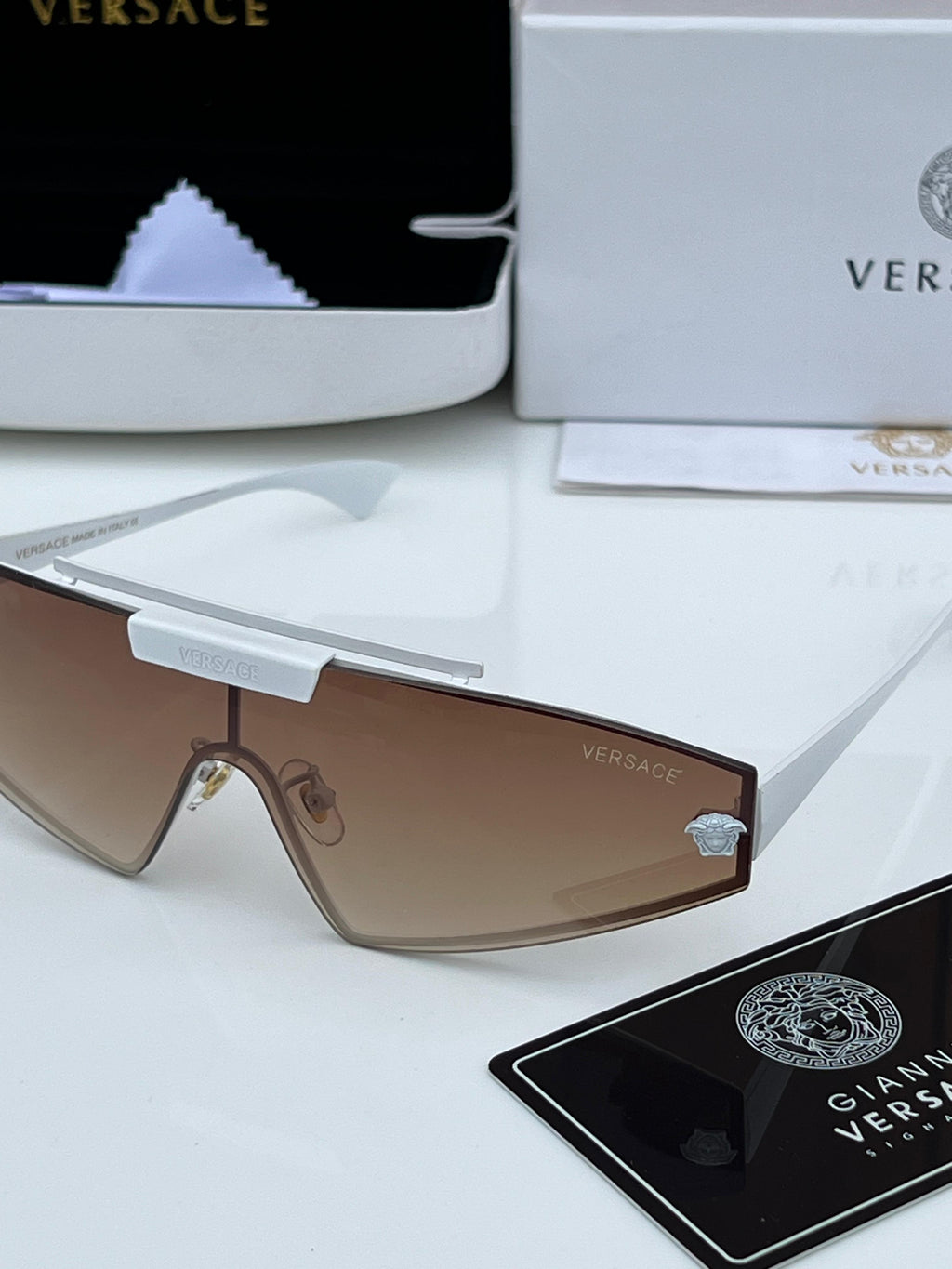 VERSACE 8051 WHITE BROWN