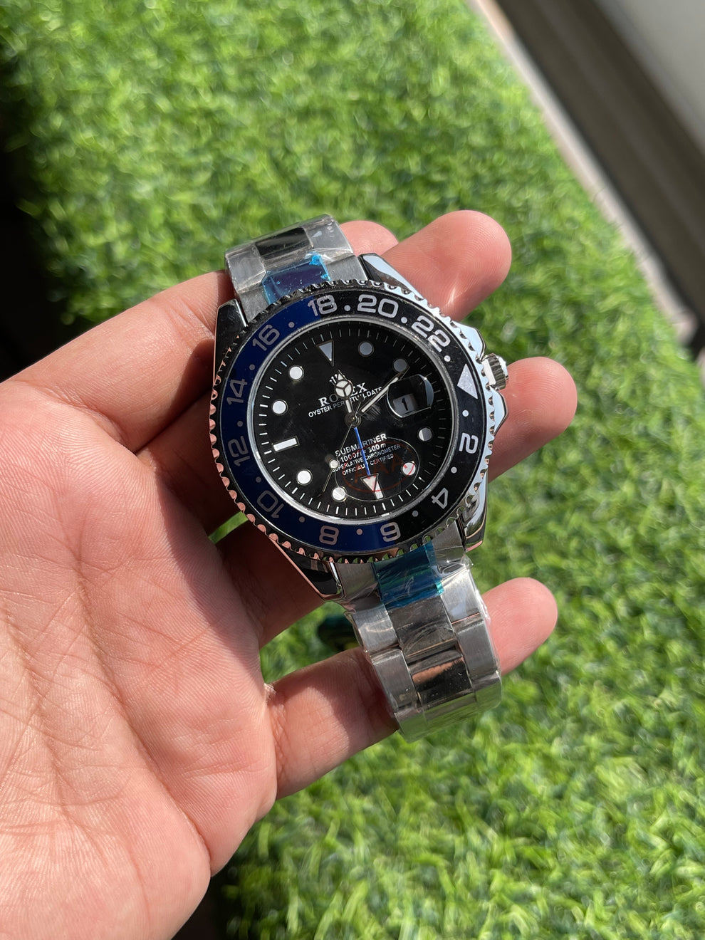 Rolex GMT Master Custom “Batman” Blue-Black Bezel Edition