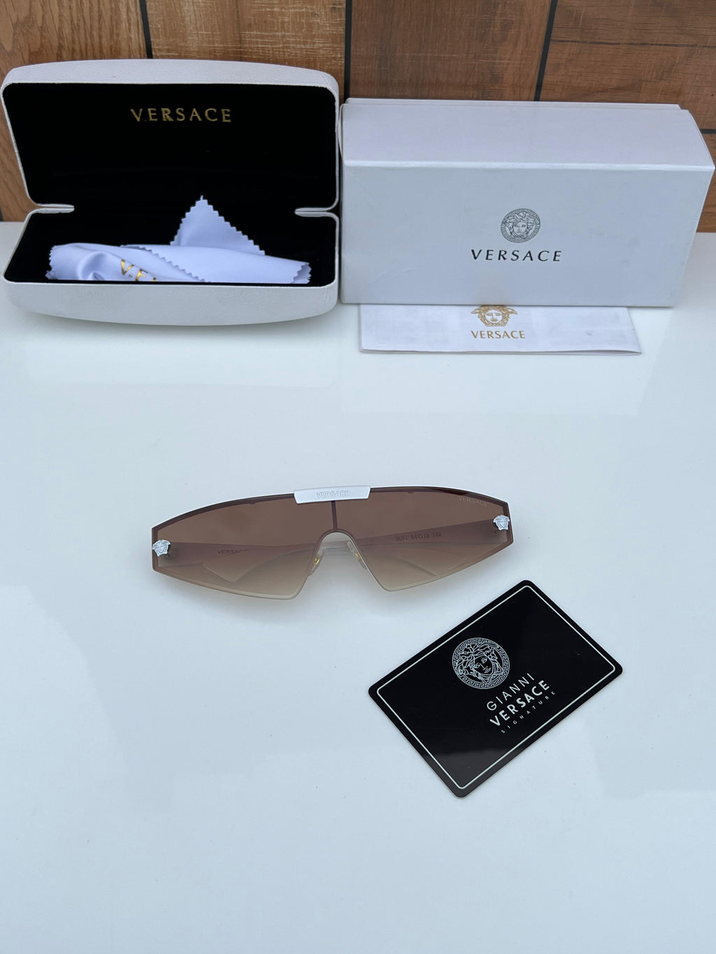 VERSACE 8051 WHITE BROWN