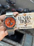 G-Shock GM-2110D All Working Silver Orange